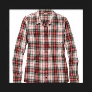 L.L. Bean Scotch Plaid Flannel, relaxed fit